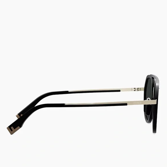 💯- New Authentic Fendi Pattern Pilot Men's Sunglasses FE40040U 02C 51. - Picture 12 of 16